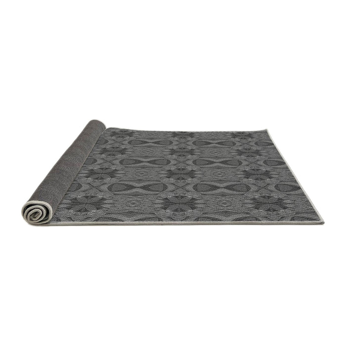 Thickness of Patterned Gray Rug, pat2876gry