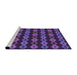 Sideview of Machine Washable Transitional Purple Rug, wshpat2877pur