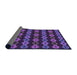 Thickness of Patterned Purple Rug, pat2877pur