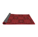 Thickness of Patterned Red Rug, pat288rd