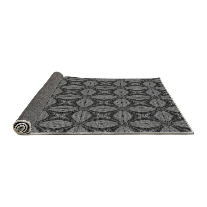 Thickness of Patterned Gray Rug, pat2881gry