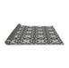 Thickness of Patterned Silver Gray Rug, pat2885gry