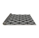 Thickness of Patterned Dark Gray Rug, pat2887gry