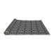 Thickness of Patterned Black Rug, pat2888gry