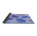 Thickness of Patterned Blue Rug, pat289blu