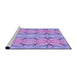 Sideview of Machine Washable Transitional Mauve Purple Rug, wshpat2895pur