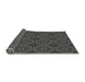 Thickness of Patterned Charcoal Black Rug, pat2898gry