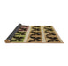 Thickness of Patterned Metallic Gold Rug, pat2899brn