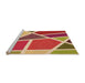 Sideview of Machine Washable Transitional Red Rug, wshpat29org