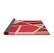 Thickness of Patterned Red Rug, pat29rd