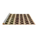 Sideview of Machine Washable Transitional Bakers Brown Rug, wshpat2900brn