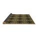 Thickness of Patterned Milk Chocolate Brown Rug, pat2901brn