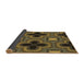 Thickness of Patterned Milk Chocolate Brown Rug, pat2902brn