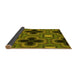 Thickness of Patterned Bakers Brown Rug, pat2902yw