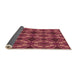 Thickness of Patterned Orange Rug, pat2904org