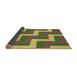 Thickness of Patterned Green Rug, pat2906brn