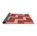 Thickness of Patterned Red Rug, pat2906rd