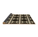 Thickness of Patterned Light French Beige Brown Rug, pat2908brn