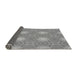 Thickness of Patterned Silver Gray Rug, pat2912gry