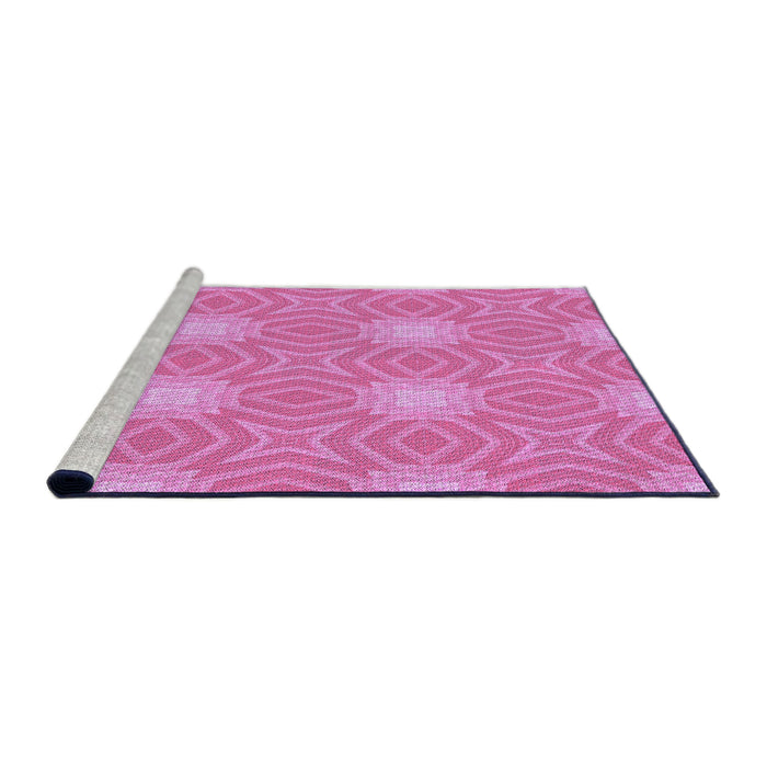Sideview of Machine Washable Transitional Violet Purple Rug, wshpat2912pur