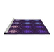 Sideview of Machine Washable Transitional Dark Purple Rug, wshpat2913pur