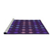 Sideview of Machine Washable Transitional Dark Purple Rug, wshpat2914pur