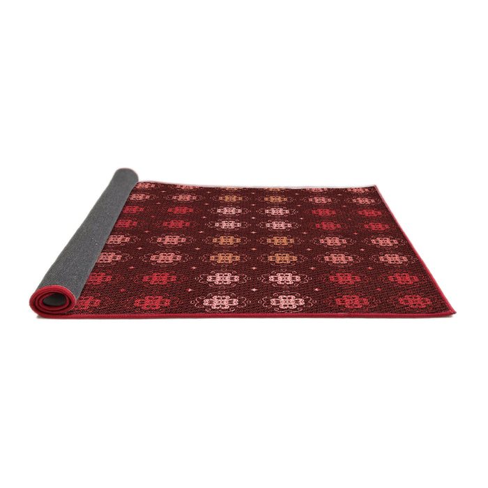 Thickness of Patterned Red Rug, pat2914rd