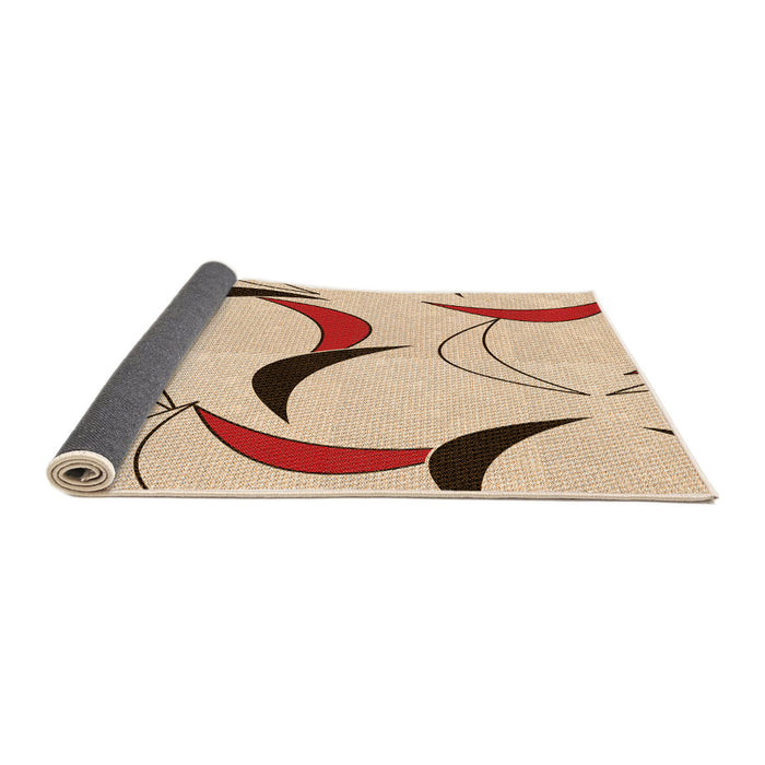 Thickness of Patterned Navajo White Gold Rug, pat2918org