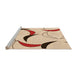 Sideview of Machine Washable Transitional Navajo White Gold Rug, wshpat2918org