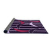 Thickness of Patterned Lavender Purple Rug, pat2919pur
