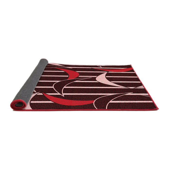 Thickness of Patterned Red Rug, pat2919rd