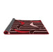 Thickness of Patterned Red Rug, pat2919rd