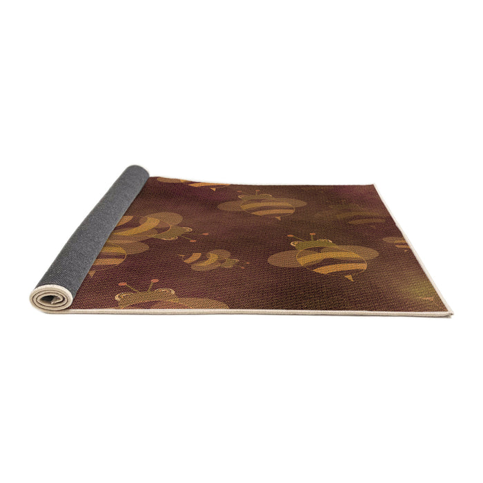 Thickness of Patterned Red Rug, pat2921org