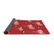 Thickness of Patterned Red Rug, pat2925rd