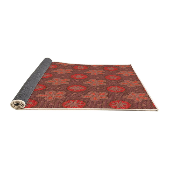 Thickness of Patterned Red Rug, pat2929org