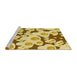 Sideview of Machine Washable Transitional Dark Bisque Brown Rug, wshpat2930yw