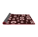 Thickness of Patterned Chocolate Brown Rug, pat2931rd