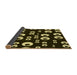 Thickness of Patterned Black Rug, pat2931yw