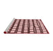 Sideview of Machine Washable Transitional Pink Rug, wshpat2932rd