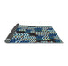 Thickness of Patterned Northern Lights Blue Rug, pat2933lblu