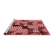 Sideview of Machine Washable Transitional Light Coral Pink Rug, wshpat2933rd