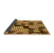 Thickness of Patterned Metallic Gold Rug, pat2933yw