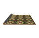 Thickness of Patterned Brown Rug, pat2934brn