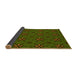 Thickness of Patterned Milk Chocolate Brown Rug, pat2935yw