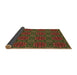 Thickness of Patterned Hazel Green Rug, pat2939brn