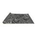 Thickness of Patterned Black Rug, pat2940gry