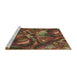 Sideview of Machine Washable Transitional Light Brown Rug, wshpat2941brn