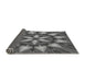 Thickness of Patterned Black Rug, pat2942gry