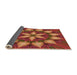 Thickness of Patterned Orange Rug, pat2942org