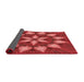 Thickness of Patterned Red Rug, pat2942rd